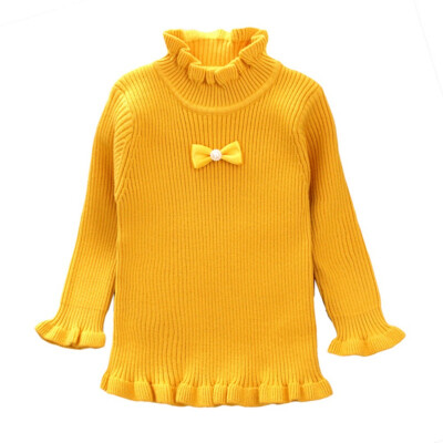 

Baby Clothes For Girls Long Sleeve Princess Style Baby Girl Sweater Top Winter Warm Kids Clothes Pullover Turtleneck