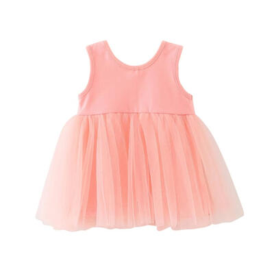 

Lovely Kids 1 Year Birthday Dress Sleeveless Newborn Baby Girl Dress Casual Kids Dresses For Wedding Party Princess Vestidos