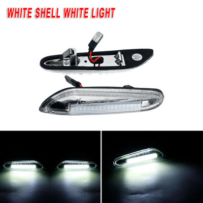 

2pcs Side Marker Lights Turn Signal Indicator LED Lamps For BMW E60 E82 E88 E90