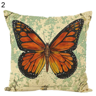 

Butterfly Printed Soft Throw Pillow Case Cushion Cover Sofa Bed Car Home Decor