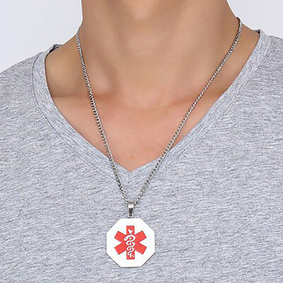 

Jewelry Beautiful Personality Logo Pendant Men Stainless Necklace Steel Necklace Fashion Stainless Steel Chain New