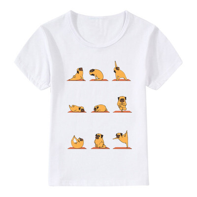 

Children Clothing Summer T Shirt For Girls Boys Lovely Cartoon Printed Short Sleeve Sports T shirt Baby Clothes 3-8 T