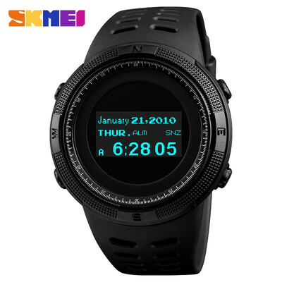 

SKMEI Pedometer PU leather strap Watch