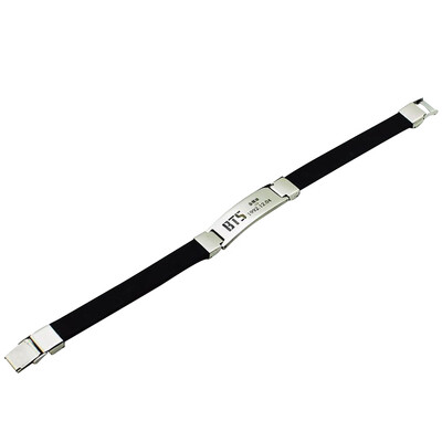 

Kpop BTS Bracelet Bangtan Boys Wristband Stainless Steel Cuff Bangle Bracelet Hot Gift for ARMY