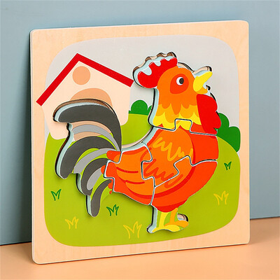 

Siaonvr Childrens Puzzle Grasp Board Puzzle Birthday Boy Girl Educational Toy