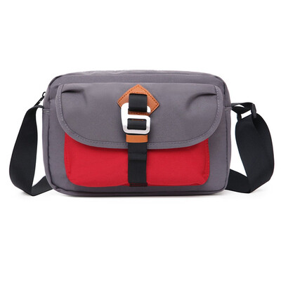 

Tailored Fashion Women Nylon Bag Panelled Color Messenger Bag Shoulder Bag Zipper HandBag