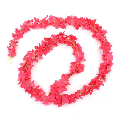 

Simulation Violet Artificial Wisteria Flower Silk Hydrangea DIY Wedding Birthday Party Decoration Wall Hanging Backdrop Flowers