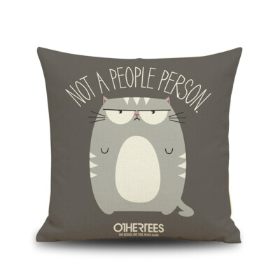 

Flax Cartoon Owl Pillow Covers Square Pillow Covers Decorative Linen Pillowcases Sofa Cushions