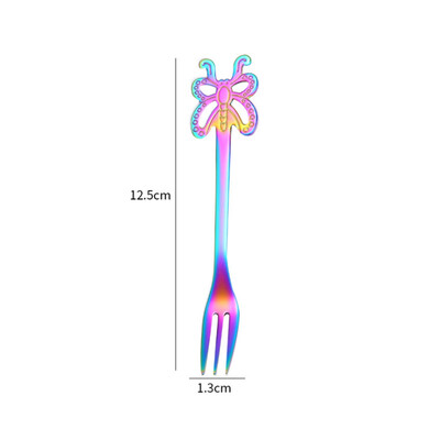 

Stainless Steel Creative Cartoon Cup Coffee Cup Butterfly Spoon Household Items