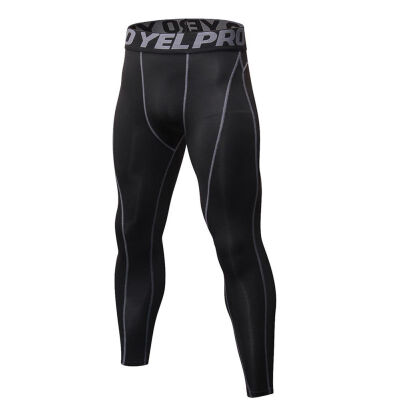 

Men Compression Fitness Pants Tights Casual Bodybuilding Male Trousers Brand Skinny Leggings Quik Dry Sweatpants Workout Pants