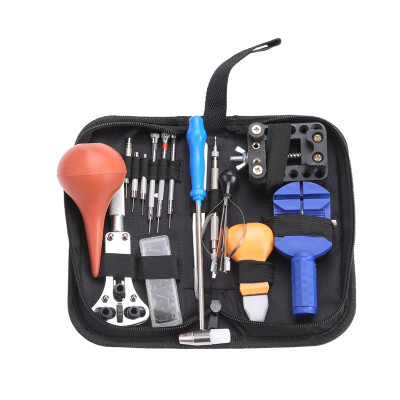 

Watch Repair Tool Kit Band Pin Strap Link Remover Back Opener Watchmaker Battery Chaning Tools Set