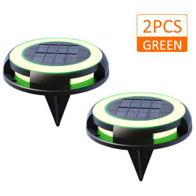 

Solar Powered Disk Lights Lawn Lamp IP68 Waterproof Outdoor Ground Lights for Lawn Garden Driveway Pathway