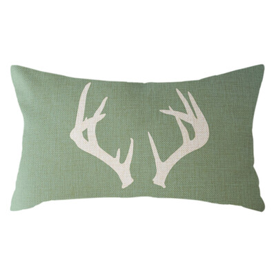 

〖Follure〗Minimalist Animal Pillow Case Linen 30x50cm Throw Cushion Cover Home Decor