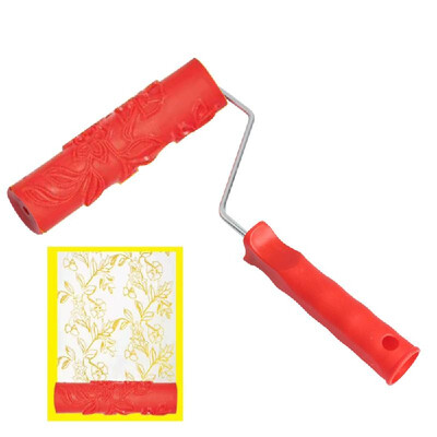 

Decorative Paint Roller Pattern Embossed Texture Painting Tools for Wall Rubber Airless Pintura Machine Household Brush