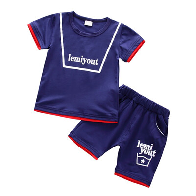 

2019 Newborn Baby Boys Clothes Set Cotton Baby Clothing Suit ShirtPants Plaid Infant Clothes Set