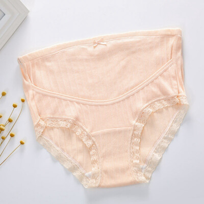 

Pregnant Womens Briefs High Waist Postpartum Maternal Panties Guarding The Belly Comfortable Breathable Soft Safety