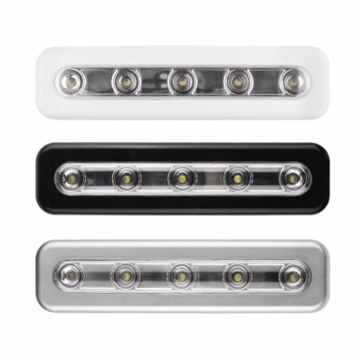 

Mini Wireless Wall Light Closet Lamp 5 LED Night Light Battery Home Lighting for Under Kitchen Cabinets