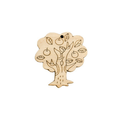 

Christmas Festival Small Animal Wooden Blanks For Christmas Tree Craft Decorations Gift Tags