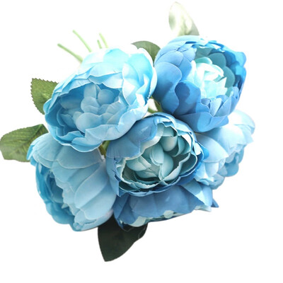 

Artificial Peony Bouquet Silk Flower Bridal Hydrangea Cheap Fake Flowers For Home Wedding Decoration