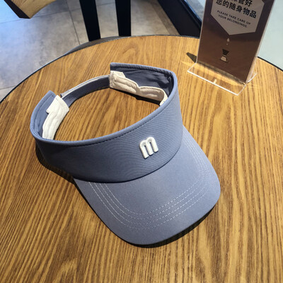 

Ins hat female Xia Simple 100-set sunshade hat male outing sun hat Korean letters embroidered empty cap with duck tongue