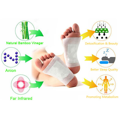

Sumifun Bamboo Vinegar Foot Pads 50 Relief Foot Patches 50 Adhesive Sheets Relief Stress & Improving Sleep Patches