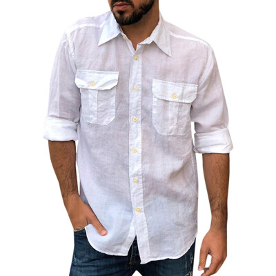 

Toponeto Fashion Mens Casual Ethnic Style Slim Long Sleeve Dress Shirt Blouse Tops
