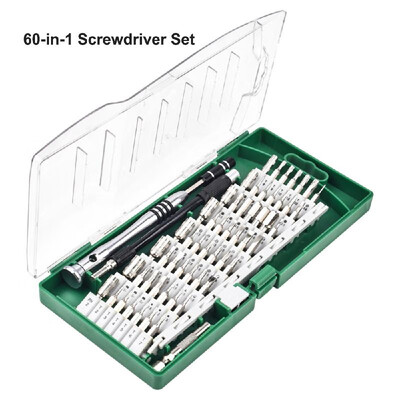 

60-in-1 Screwdriver Set Professional Screwdriver Multifunction Repair Tool Kit for Mobile Phone Watch Tablet PC&More