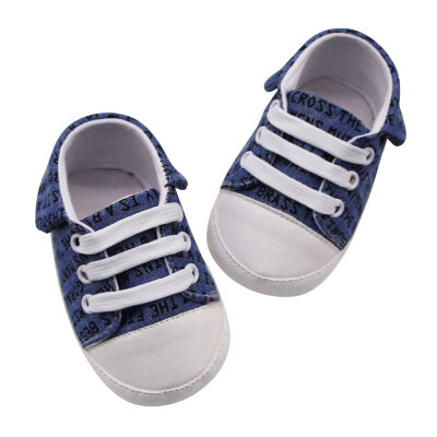 

Baby Shoes Baby Boys Breathable Letter Print Anti-Slip Shoes Sneakers Soft Soled Walking Shoes First Walkers