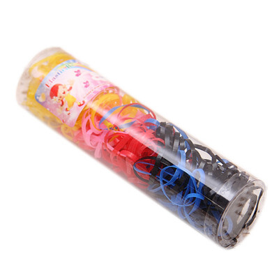 

220 Pcslot Korean Candy Color Headwear Hair Ring Ropes Ponytail Holder Disposable Elastic Hair Bands for Girls Hair Accessories