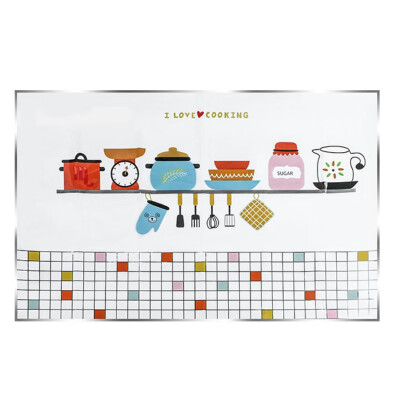 

1PC Cartoon 90 x 60cm Kitchen Stove Anti-oil Waterproof Anti-scalding High Temperature Resistance Ceramic Tile Wall Sticker