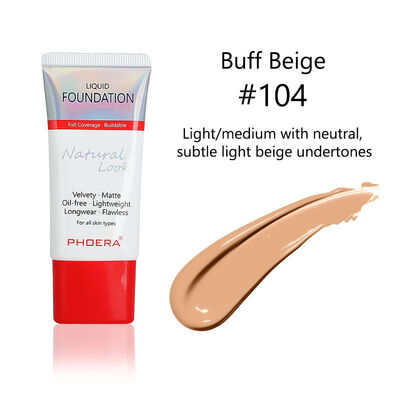 

New Arrival Foundation Mineral Touch Oil Control Skin-Friendly Liquid Foundation Makeup Full Coverage 24 Hour Long Lasting Cream
