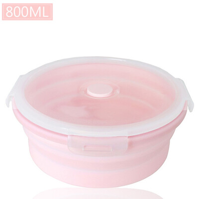 

3505008001200ml Sealed Lunch Box Round Salad Bento Box Outdoor Portable Container Box for Workers Student