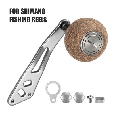 

2 Ball Bearings Fishing Reel Handle for Left Right Baitcasting Trolling Reel Cork Handle Knob Fishing Reel Parts Accessories