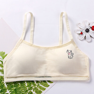 

Kids Bra Cotton Training Bra Girls Underwear Teenagers Girls Lingerie Puberty Young Girl Underwear Soft Teen Bras 8-16T