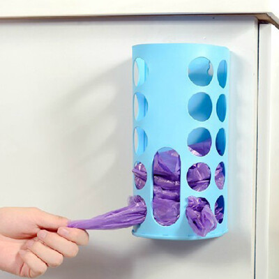 

Toponeto Unique Kitchen Bag Holder Dispenser Box Wall Mount Recycle Fresh Plastic Storage
