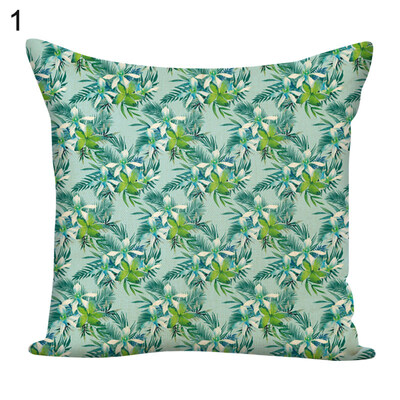 

45x45cm Leaves Square Throw Pillow Case Cushion Cover Home Sofa Bed Car Decor