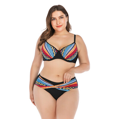 

Sexy Female Retro Swimsuit Push Up Padded High Waist Swimwear Women Lady Plus Size Beach Quick Drying Swimming Suit