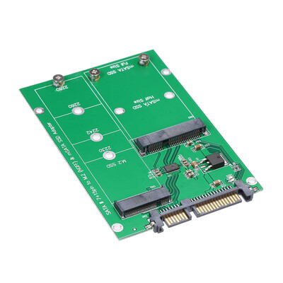 

M2 NGFF to SATA Adapter Card MSATA SSD to SATA III Converter Support 2230 2242 2260 2280