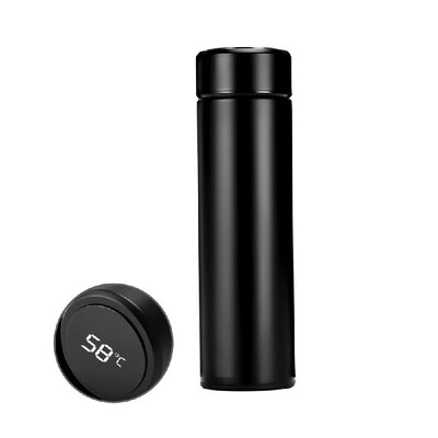 

500ml Vacuum Thermos LED Temperature Display Water Bottle Stainless Steel Double Wall Insulated Cup Intelligent Travel Thermos Cup