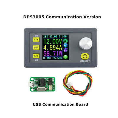 

DPS3005 USB Communication 30V 5A Constant Voltage Current Step-down Power Supply Module Voltage Converter LCD Voltmeter