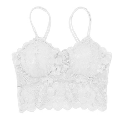 

Women Seamless Bras Sexy Lace Adjustable Breathable Wire Free Gathered Anti-sagging Bra