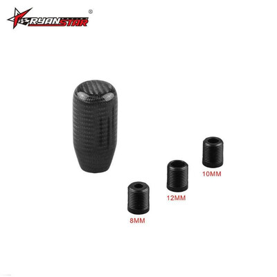 

Cross-border hot-selling car modified carbon fiber gear shifter short carbon fiber gear head shift handball car gear red