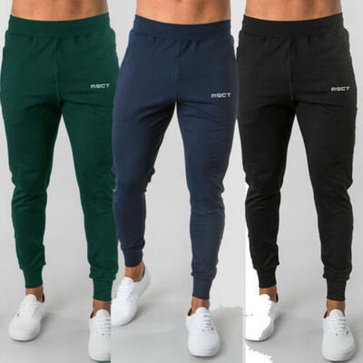 

Mens Plain Fleece Joggers Bottoms Jogging Pants for Gym Fitness Sports Trousers