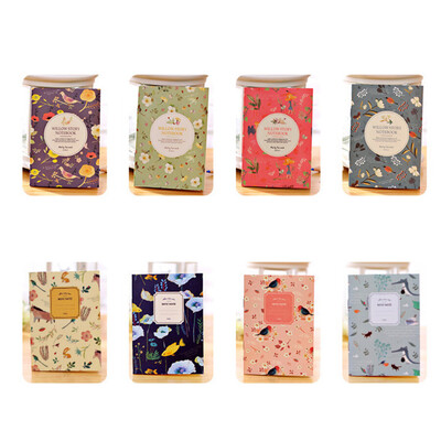

2Pcs Cute Cartoon Animal Notebook Flower Notepad Pocket Diary Journal Planner Student Gift Stationery