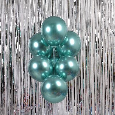 

Gobestart 50Pcs Chrome Shiny Metallic Latex Balloons for Birthday Wedding Grad Party