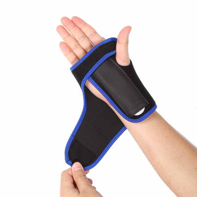 

Useful Splint Sprains Arthritis Band Belt Carpal Tunnel Hand Wrist Support Brace Solid Black Outdoor Band Belt