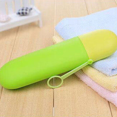 

Protect Toothbrush Tube Cover case Household Travel Candy Color Portable Dustproof Toothbrush Case Box