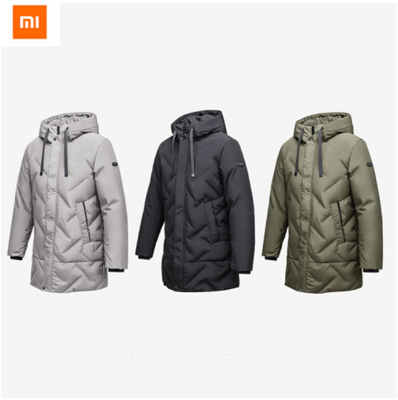 

Xiaomi Youpin Fashion Cloth Men Medium Length Thick Down Jacket Seamless Three-dimensional Plush Thick Jacket for Men
