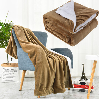 

Toponeto Sherpa Fleece Blanket Throw Size Grey Plush Throw Blanket Fuzzy Soft Blanket Microfiber 50X60