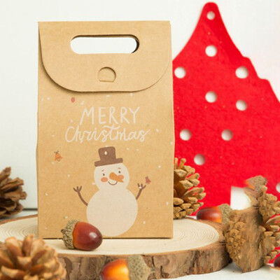 

Merry Christmas Candy Box Party Dessert Paper Packaging Box Festival Gift Candy Box